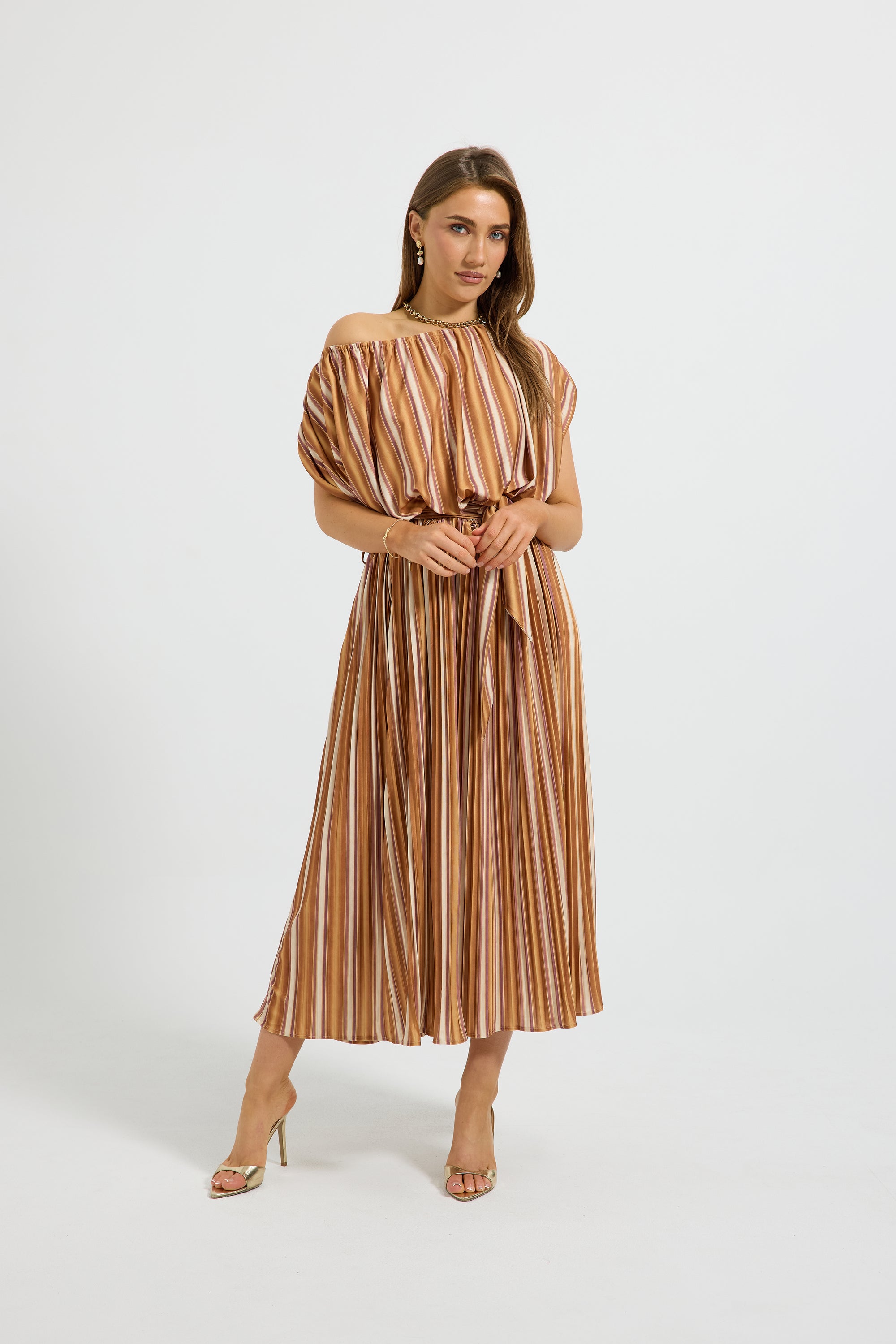 Nellie Pleated Midi