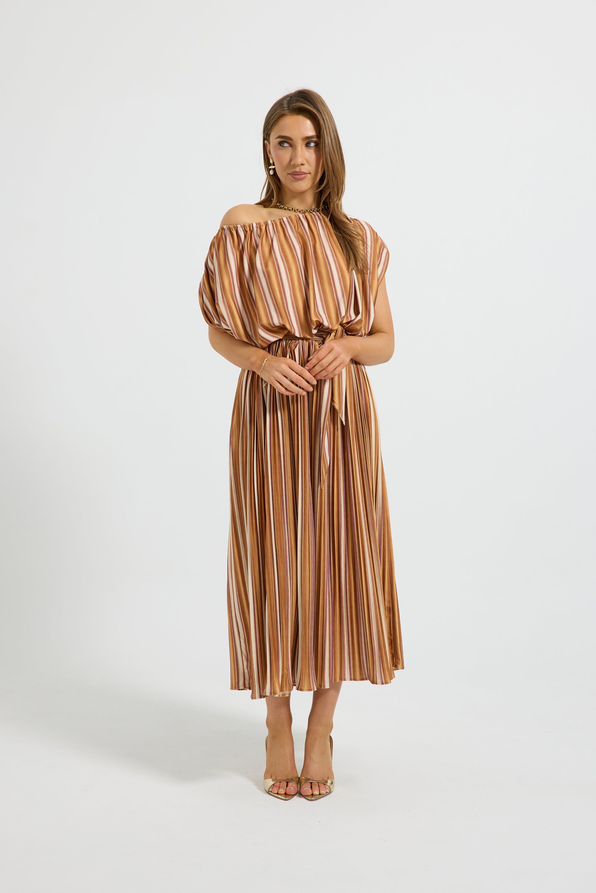 Nellie Pleated Midi