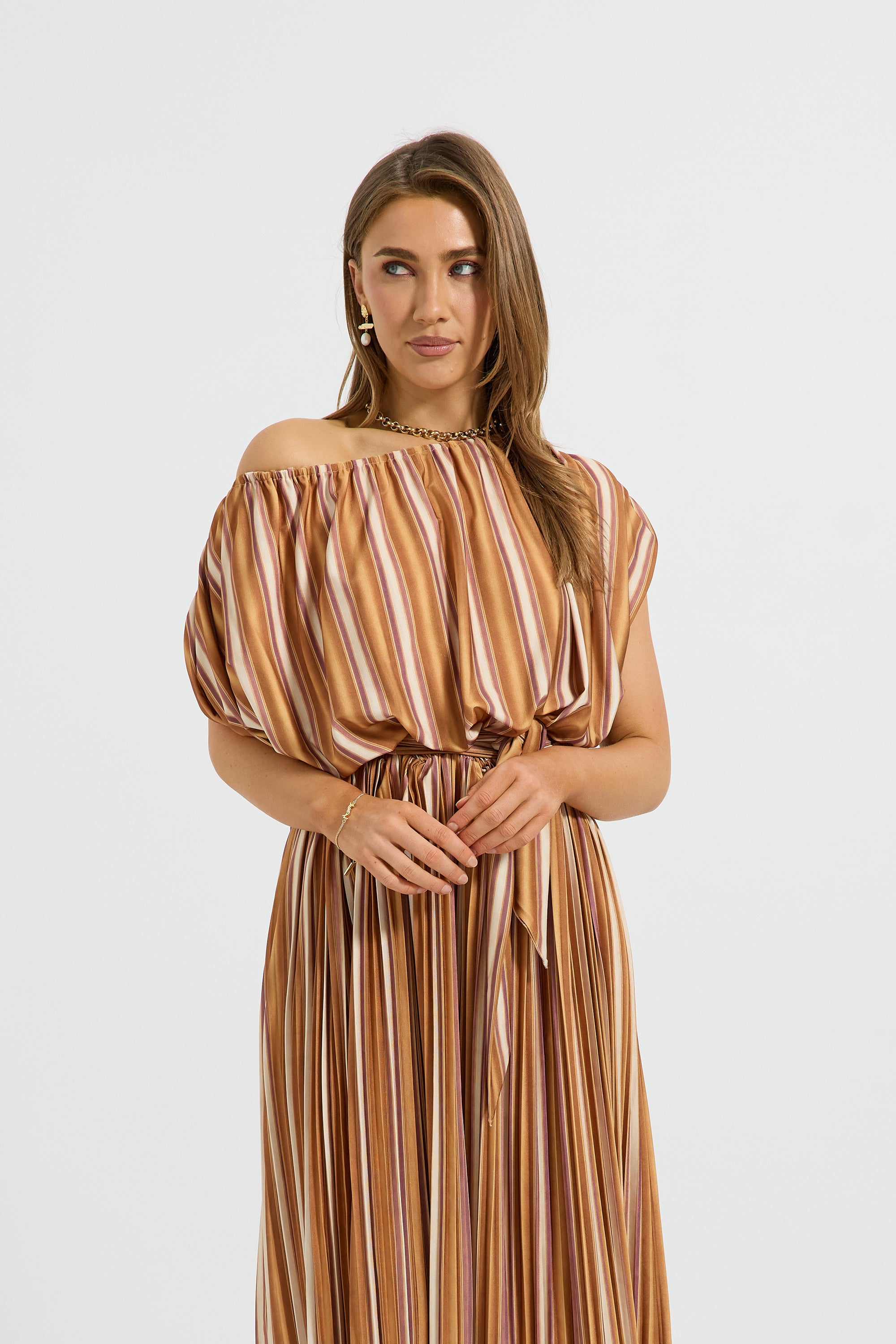Nellie Pleated Midi