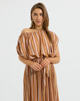 Nellie Pleated Midi
