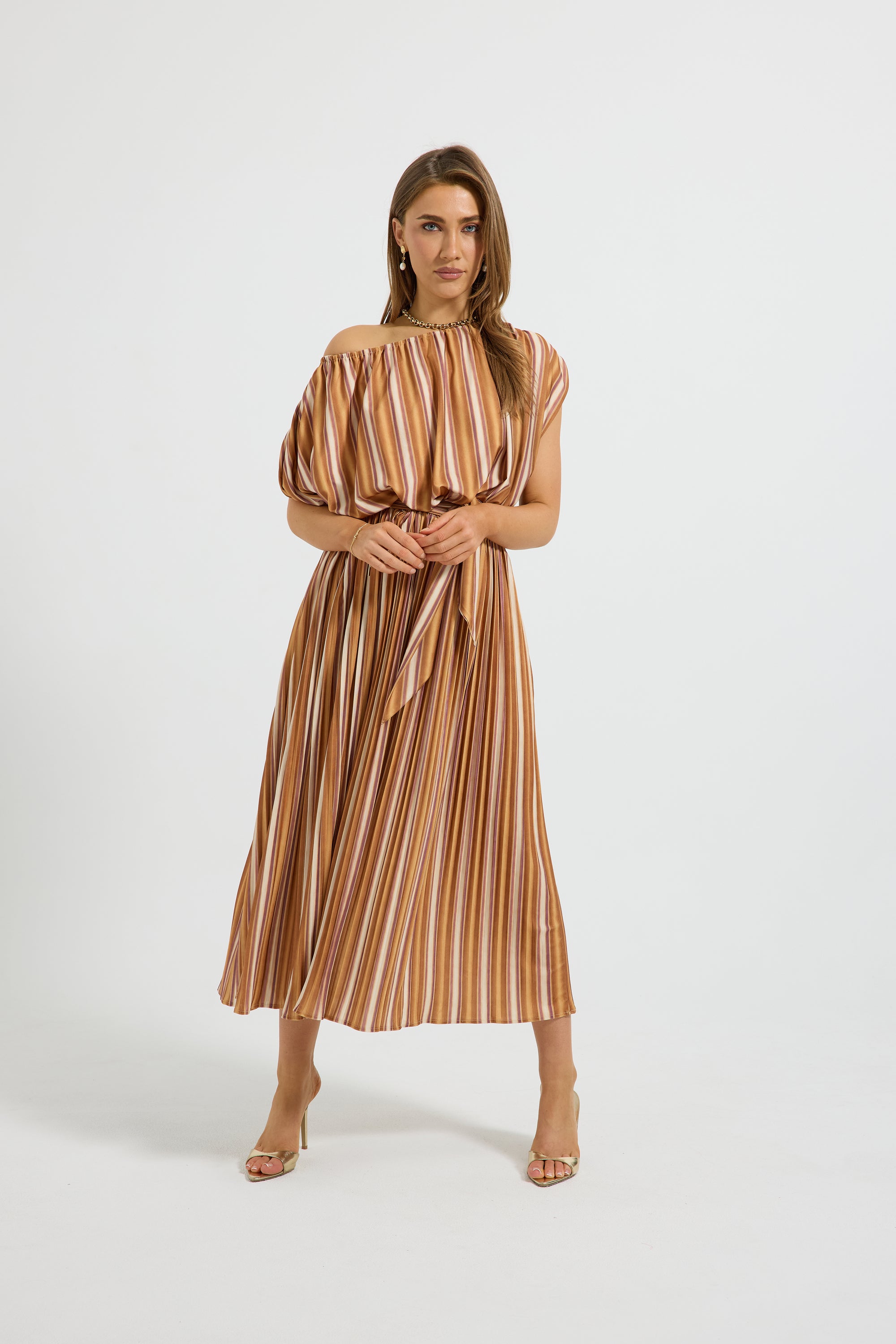 Nellie Pleated Midi