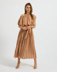 Nellie Pleated Midi
