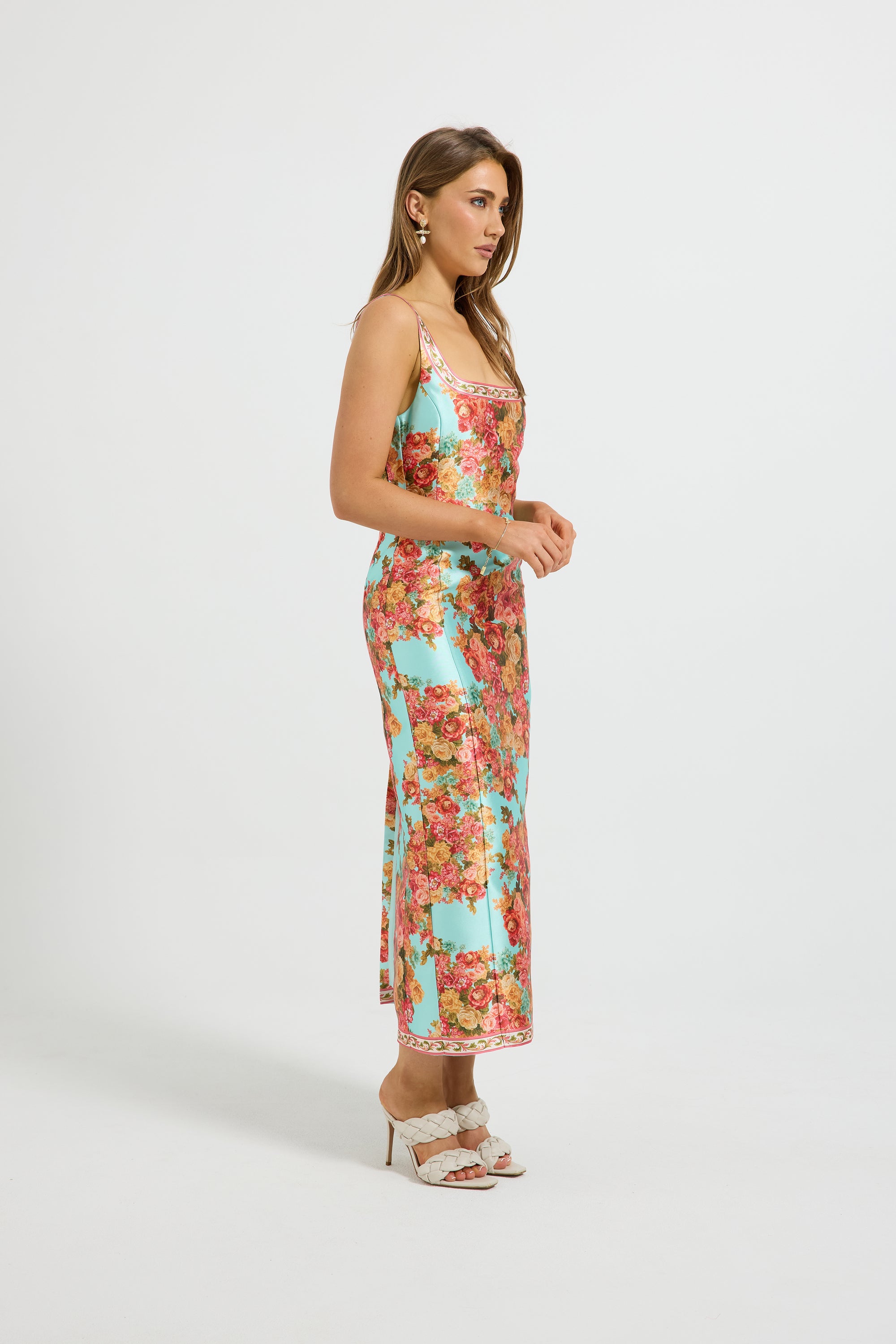 Posy Fitted Midi