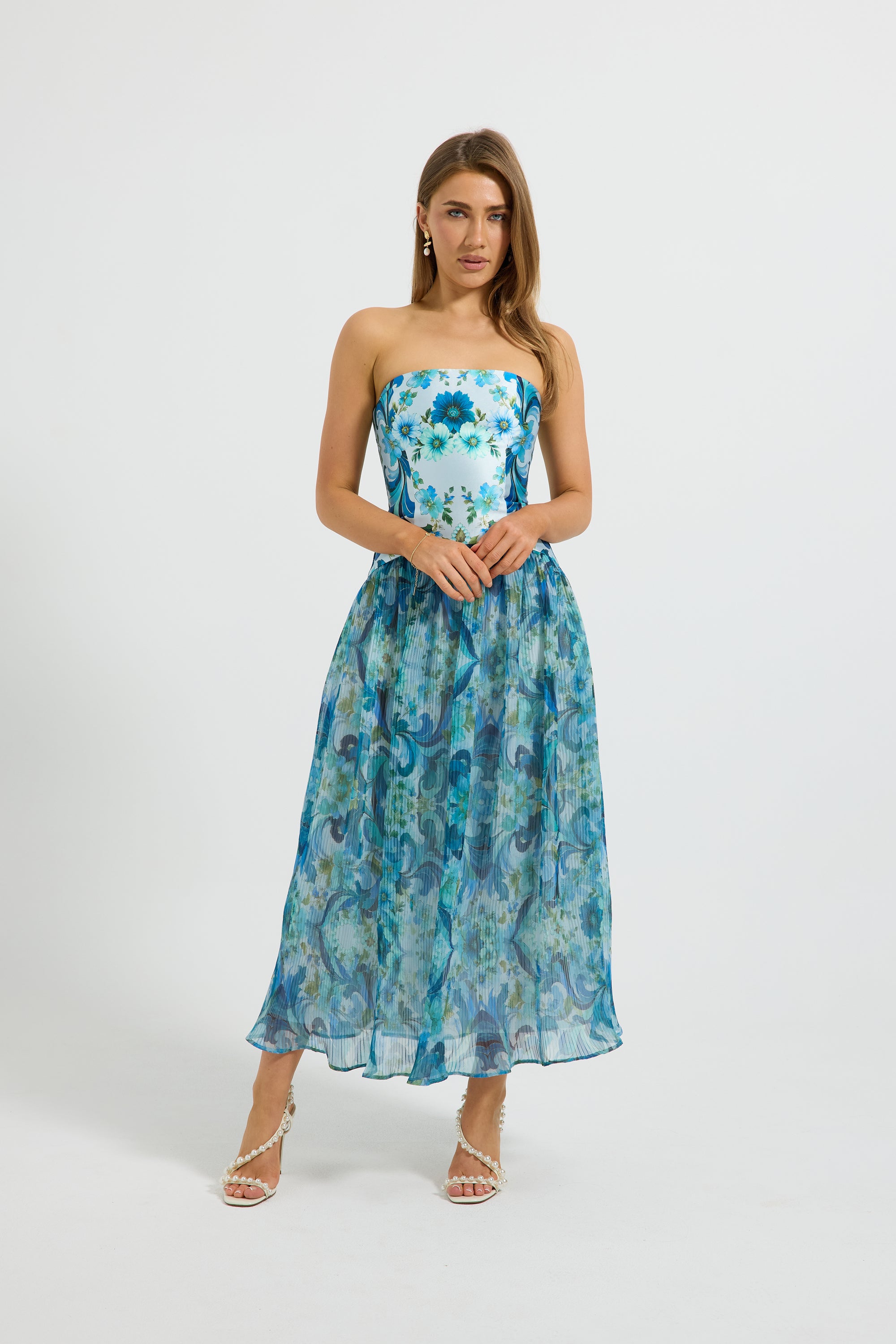 Delphine Pleated Midi