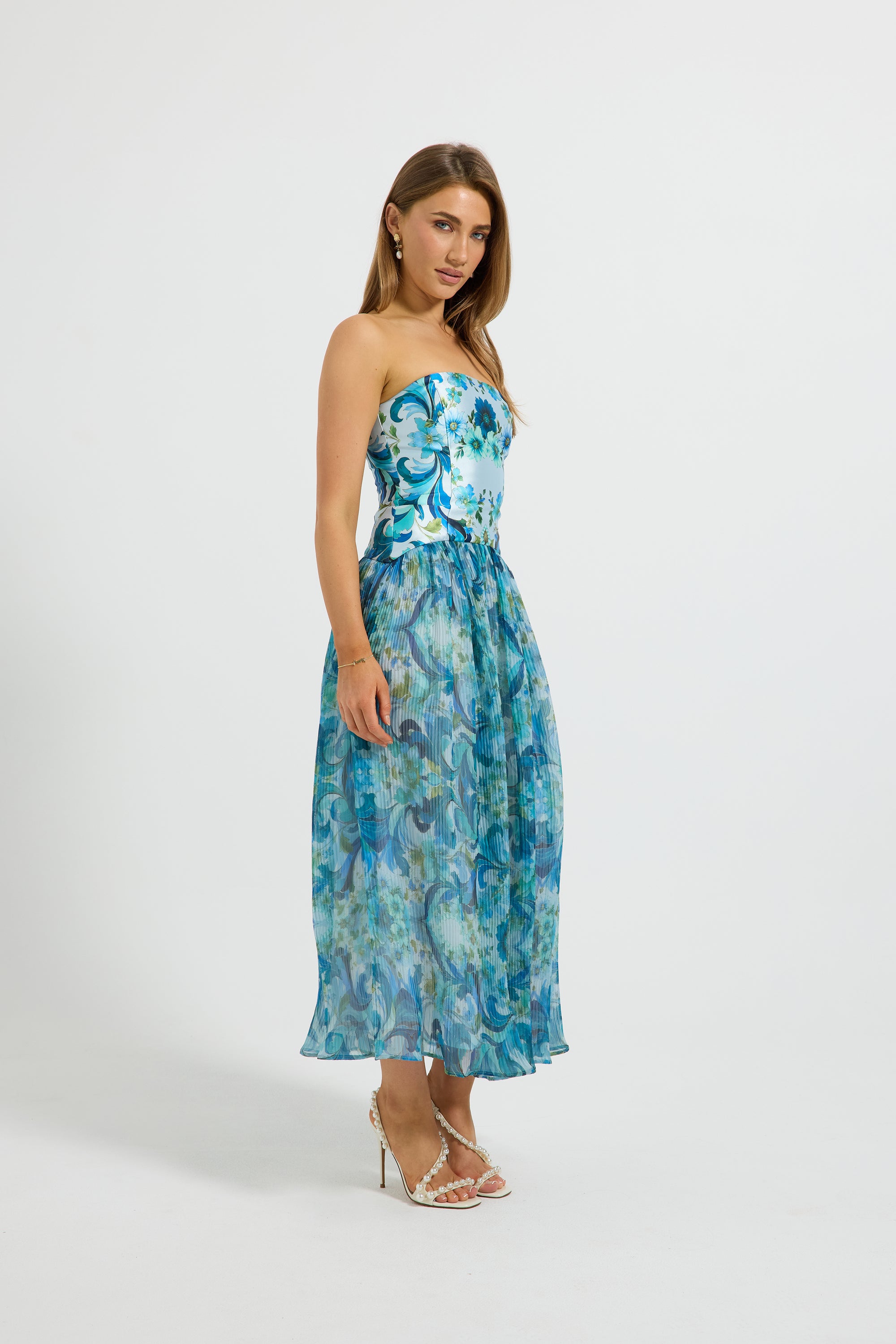 Delphine Pleated Midi