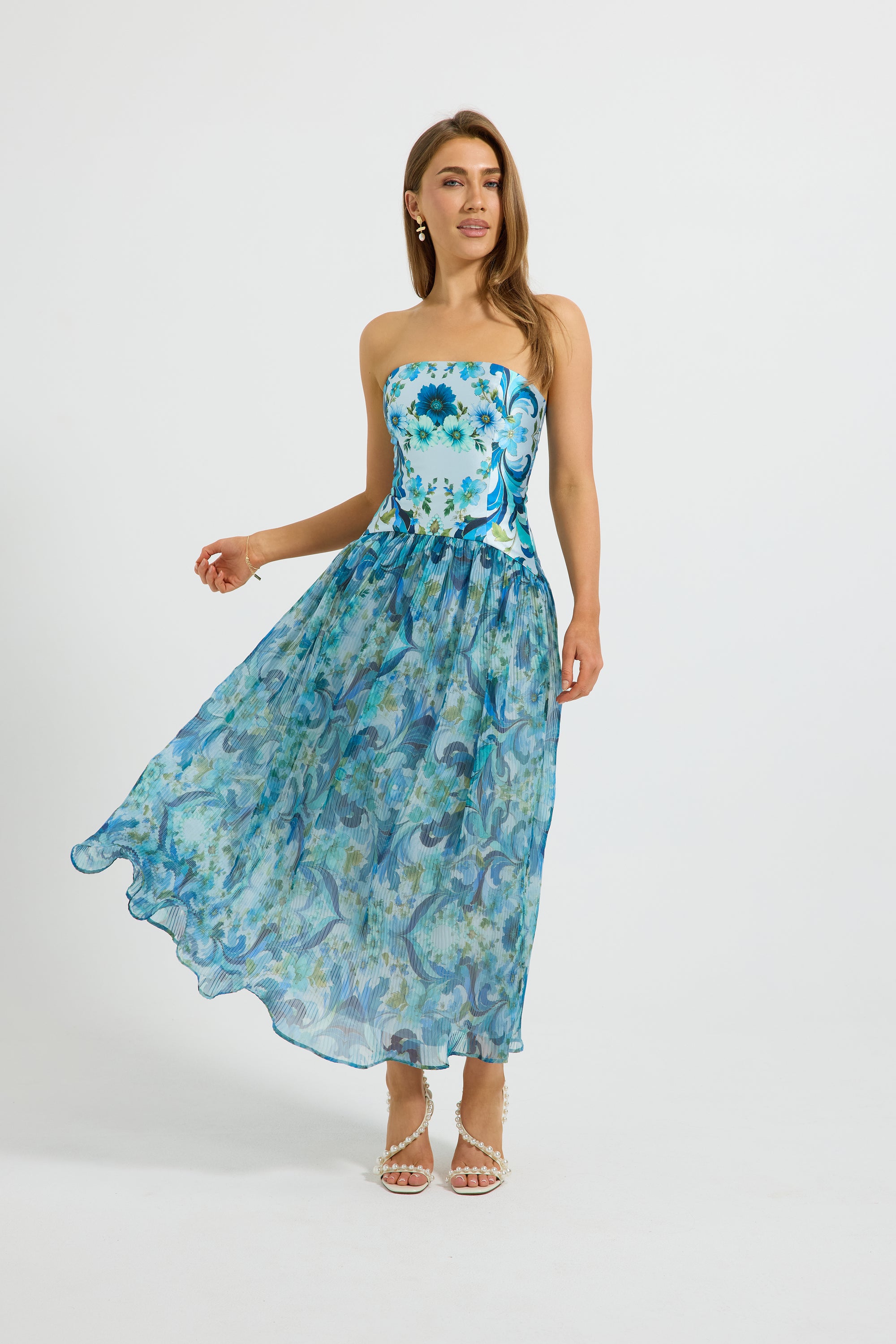 Delphine Pleated Midi