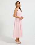 Charli Denim Ruffle Midi