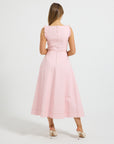 Charli Denim Ruffle Midi