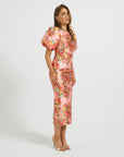 Posy Sleeve Midi