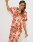 Posy Sleeve Midi