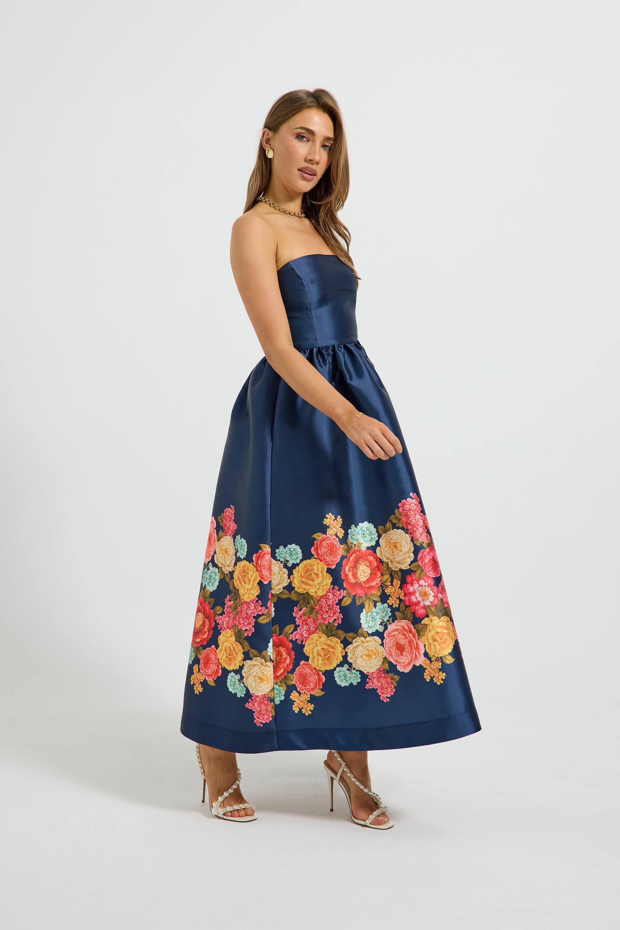 Seraphina Strapless Midi