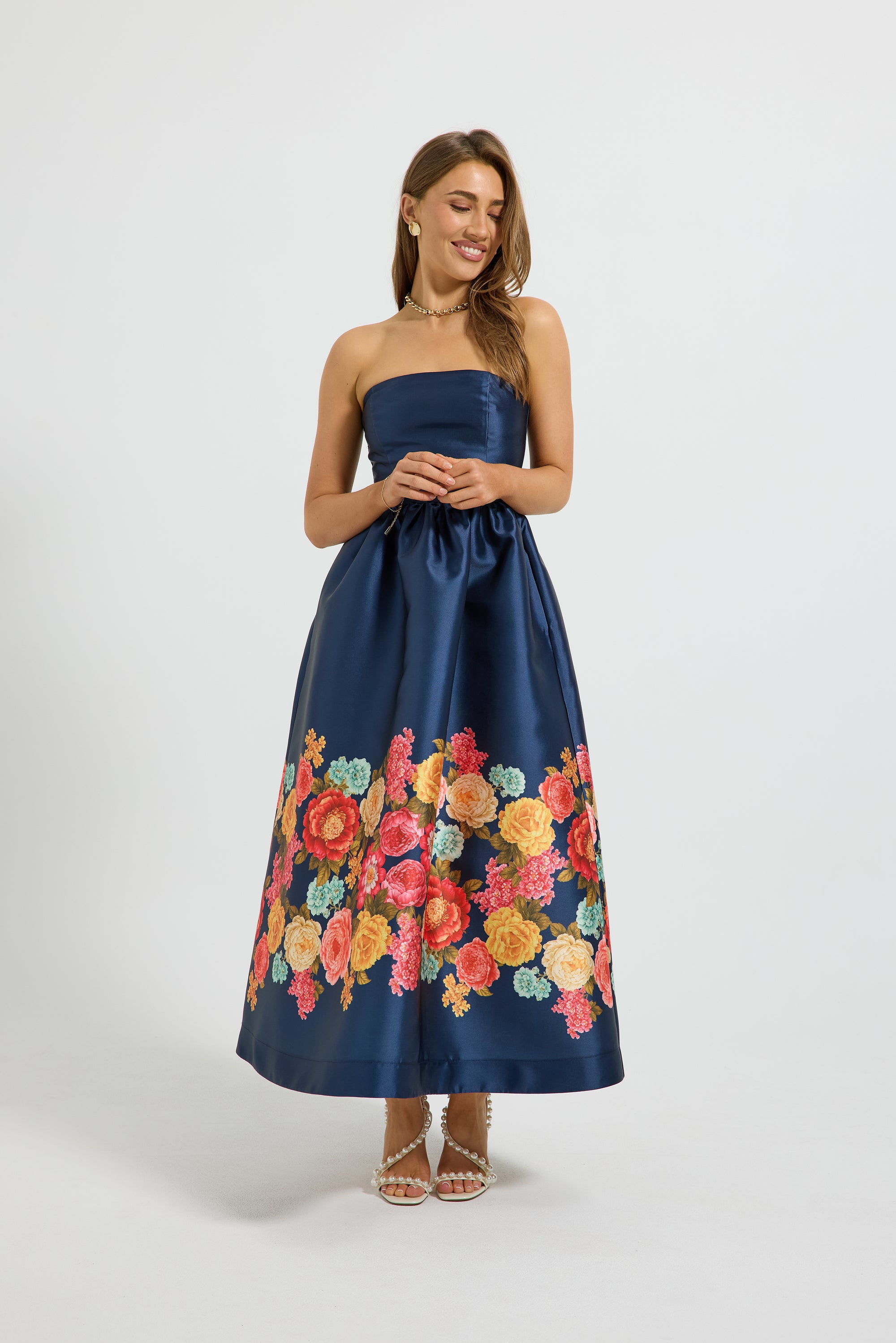 Seraphina Strapless Midi