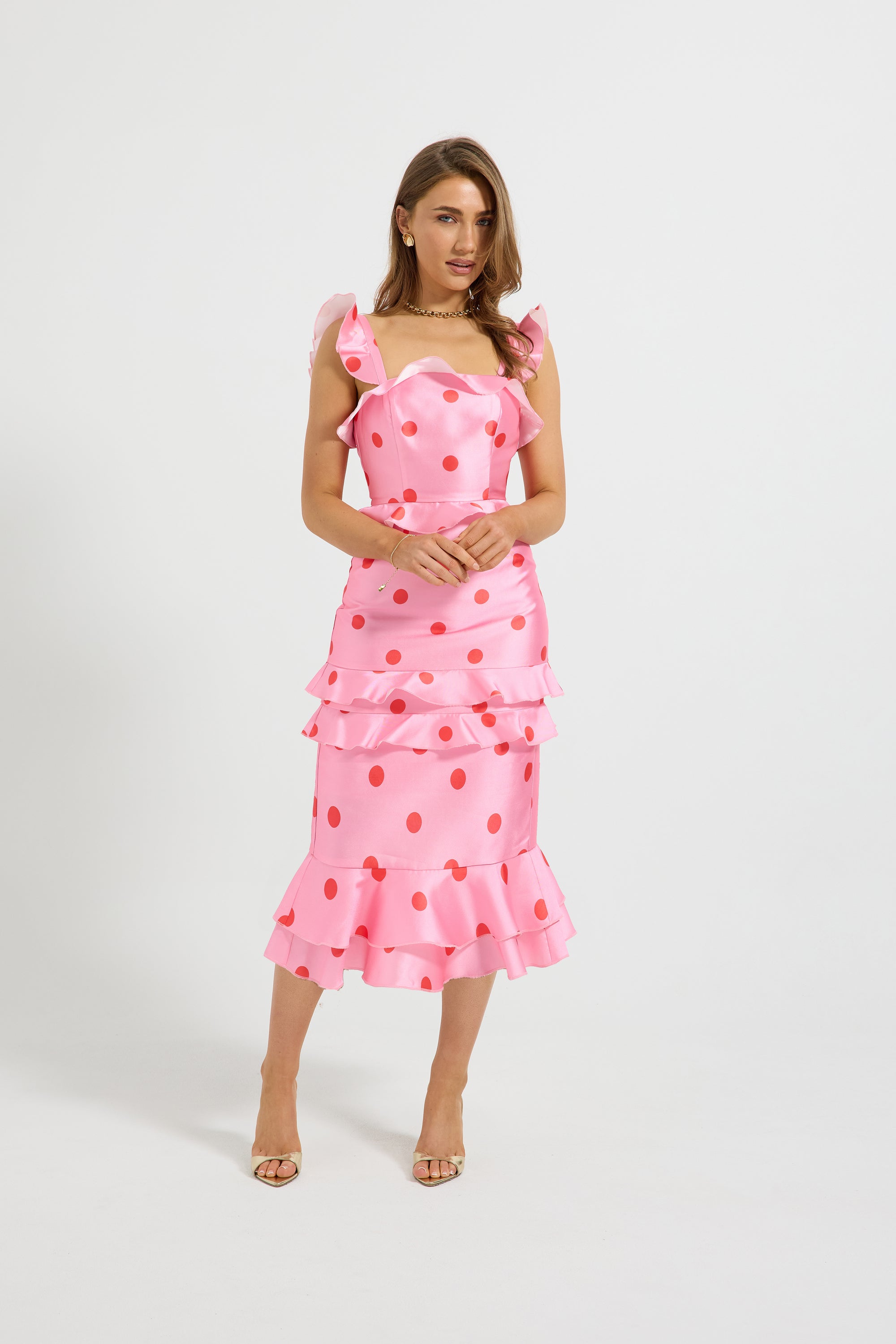 Dottie Ruffle Midi