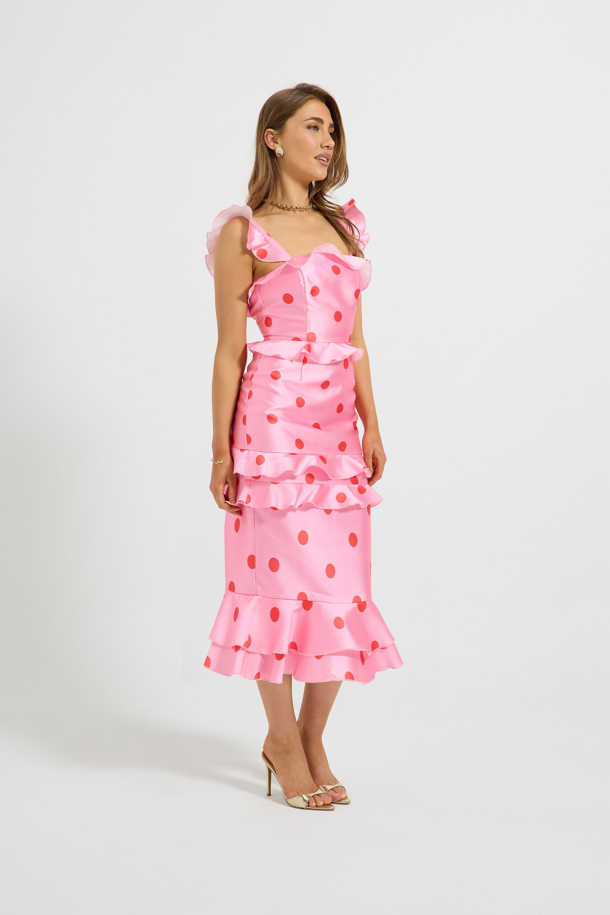Dottie Ruffle Midi