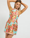 Posy Halter Mini Dress