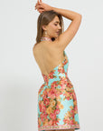 Posy Halter Mini Dress