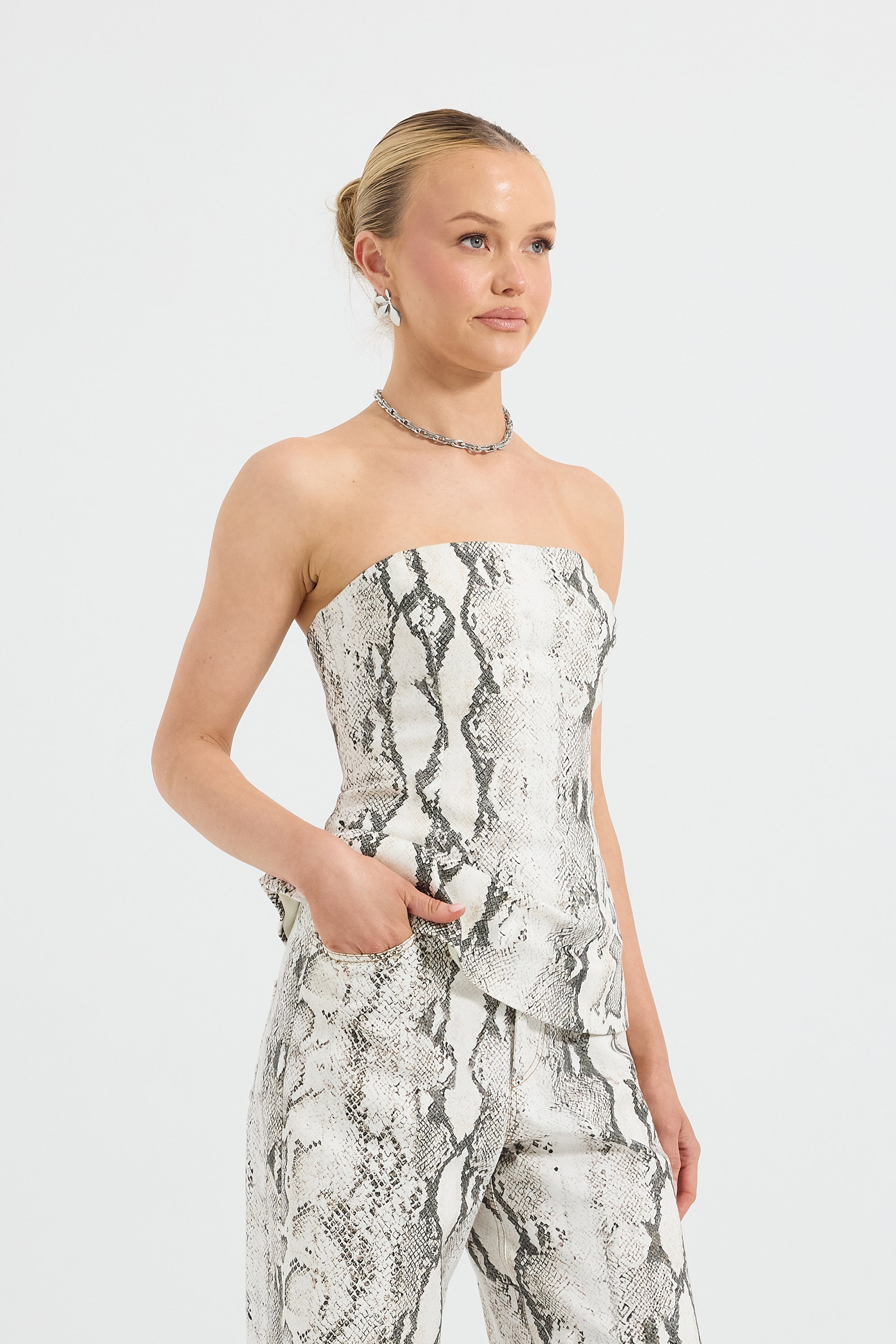Ronnie Denim Bodice